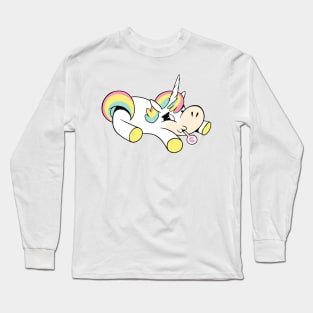 sick unicorn Long Sleeve T-Shirt